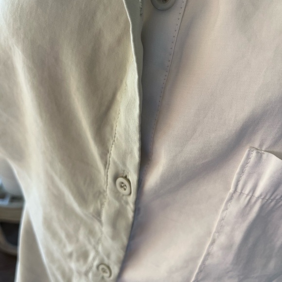 Bohme Dual-Tone Button Down Shirt - Green and White - Picture 8 of 8